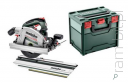 METABO Set KS 18 LTX 66 BL ( 691194000 ) Pilarka tarczowa akumulatorowa 18V 165mm + Szyna prowadząca do kapówek 