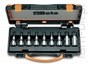 BETA 920TX/C9  Komplet 9 Nasadek z końcówką trzpieniową profil Torx® 1/2''