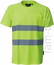BETA VWTS01-AY T-shirt Collpass ostrzegawczy żółty