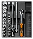 BETA T83 Komplet 24 narzędzi 1/2''