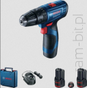 BOSCH GSB 120-Li (0 601 9G8 100) Professional wiertarko-wkrętarka udarowa akumulatorowa ( 2 x Akumulator 2,0Ah ) 
