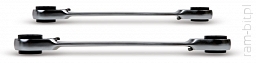 BETA 192/S2 Komplet 2 kluczy oczkowych z dwukierunkowym mechanizmem zapadkowym , dwunastokątne ,  4 w 1 