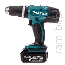 MAKITA DHP453RFE Wiertarko-wkrętarka udarowa akumulatorowa 18V ( 2 x Akumulator 3,0Ah + Ładowarka )  