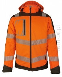 BETA VWJK268 Kurtka Softshell, ostrzegawcza pomarańczowa 
