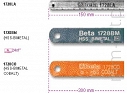 BETA 1728 Brzeszczoty do metalu