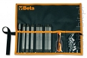 BETA 1281BG/B28NA Komplet 16 grotów dwustronnych , 9 nasadek 1/4'' , z rekojeścią i 2 akcesoriami