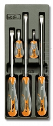 BETA T171 Komplet 5 Wkrętaków płaskich 