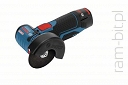 BOSCH GWS 12V-76 (0 601 9F2 00B) Professional akumulatorowa szlifierka kątowa (Aku 2 x 3,0Ah Li-lon)+ L-BOXX