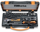BETA 900/C11HR  Komplet  11 nasadek sześciokątnych, 20 końcówek wkrętakowych  7 akcesoriów1/4''
