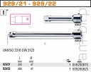 BETA 929/21 , 929/22 Przedłużacze 1"