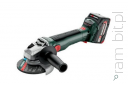 METABO W 18 LT BL 11-125 ( 613052510 )  Szlifierka kątowa 18V ( 2 x Akumulator 4,0Ah + Ładowarka )
