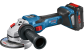 BOSCH GWS 18V-15 SC (0 601 9H6 101) Professional szlifierka kątowa akumulatorowa ( 2 x Akumulator 8,0Ah + L-Boxx ) 