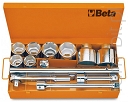 BETA 929/C8 Zestaw 8 nasadek sześciokątnych z akcesoriami 1"