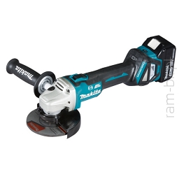 MAKITA DGA514RTJU Szlifierka kątowa akumulatorowa 125mm 18V ( 2 x Akumulator 5,0Ah + Ładowarka )