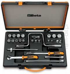 BETA 910A/C17 Komplet  17 nasadek z akcesoriami , 3/8''