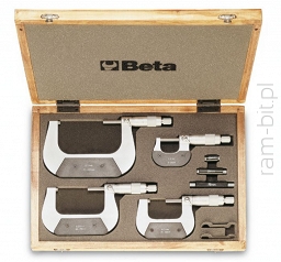 BETA 1658/C4 Zestaw 4-ech mikrometrów 1658