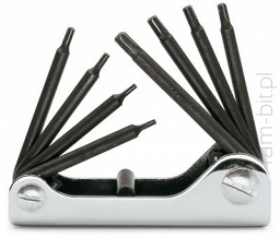 BETA 97TX/G8 Komplet 8  kluczy trzpieniowych, profil TORX