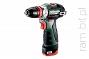 METABO PowerMaxx BS BL Q ( 601749500 ) Wiertarko-Wkrętarka akumulatorowa 12V ( 2 x Akumulator 2,0Ah + Ładowarka )