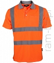 BETA VWPS03-BO Koszulka polo ostrzegawcza pomarańczowa