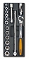 BETA T100 Komplet 16 narzędzi 1/2''
