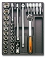 BETA T80 Komplet 29 narzędzi 1/2''