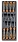 BETA T177 Komplet 8 Wkrętaków profil Tamper Resistant Torx