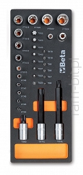 BETA M112 Komplet 32 narzędzi 1/4'' , 1/2''