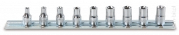 BETA 900FTX/SB9 Komplet 9 nasadek profil TORX wewnętrzny  1/4''