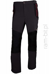 BETA VWJK398 Spodnie Softshell z czerwonymi elementami