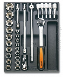 BETA T82 Komplet 29 narzędzi 1/2''