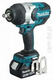 MAKITA DTW1002RTJ Klucz udarowy 1/2''  akumulatorowy 18V ( 2 x Akumulator 5,0Ah + Ładowarka )