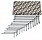 BETA 951TX/S6  Komplet 6 Kluczy trzpieniowych typu T, profil Torx 