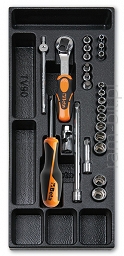 BETA T91 Komplet 25 narzędzi 1/4''