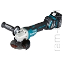 MAKITA DGA518RTJU Szlifierka kątowa akumulatorowa 125mm 18V ( 2 x Akumulator 5,0Ah + Ładowarka )