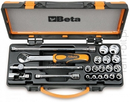 BETA 910A/C16Q Komplet  16 nasadek z akcesoriami 3/8''