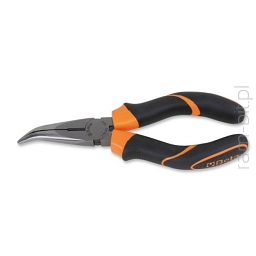 BETA 1168GBM 160mm Szczypce półokrągłe odgięte o 45°, rękojeści z kompozytu dwumateriałowego, wykończenie powierzchni przemysłowe