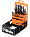 BETA 410/SP25  Wiertła kręte cylindryczne, krótkie, walcowane, HSS - zestaw