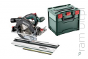 METABO Set KS 18 LTX 57 ( 691195000 ) Pilarka tarczowa akumulatorowa 18V 165mm + Szyna prowadząca do kapówek 