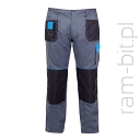 LAHTI PRO L40504 Spodnie robocze  100% bawełna,gramatura 190g/m²