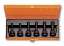 BETA 720TX/C6 Komplet 6 nasadek udarowyc  z końcówką trzpieniową , profil TORX 1/2''