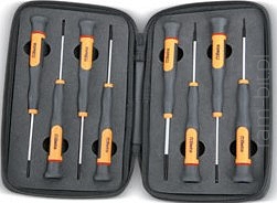 BETA 1257TX/S8 Komplet 8 Wkrętaków precyzyjnych, profil Torx