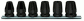 BETA 720FTX/SB6 Zestaw 6 nasadek udarowych, profil Torx wewnętrzny 1/2"