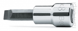 BETA 910LP Nasadki z końcówką wkrętakową płaską 3/8"