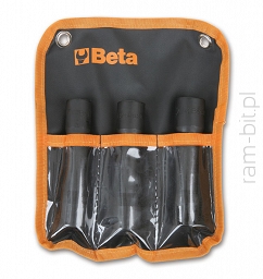 BETA 1428L/B3 Komplet 3 Nasadek do odkręcania uszkodzonych śrub i nakrętek typ długi 1/2''