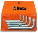 Beta 98XZN/B5 Komplet 5 kluczy trzpieniowych kątowych, profil XZN