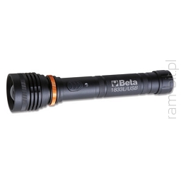 BETA 1833L/USB Latarka LED o wysokiej jasności, wykonana z wytrzymałego aluminium anodyzowanego, jasność do 1200 lumenów