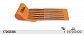 BETA 1720D/B6 Komplet 6 Pilników igiełkowych 160 mm z nasypem diamentowym