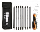 BETA 1281BG-TX/A8 Komplet 8 grotów dwustronnych i rękojeści w pokrowcu 1/4''