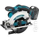 MAKITA DSS610RTJ Pilarka tarczowa 165mm 18V ( 2 x Akumulator 5,0Ah + Ładowarka ) 