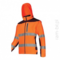 Lahti Pro L40922 Kurtka soft-shell z odpinanymi rękawami, ostrzegawcza
